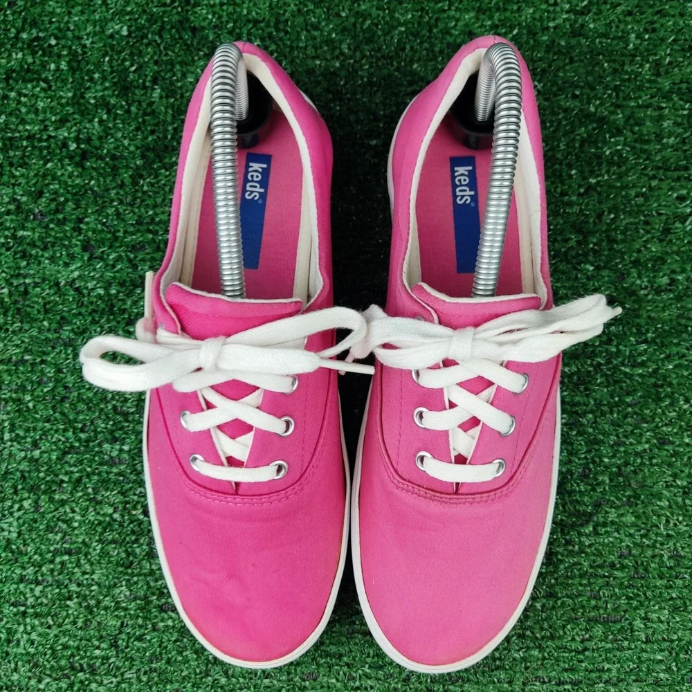 Keds Sneakers Womens 8.5‎ Pink Champion Canvas Low Top Lace Up WF-07330MD4-CH17